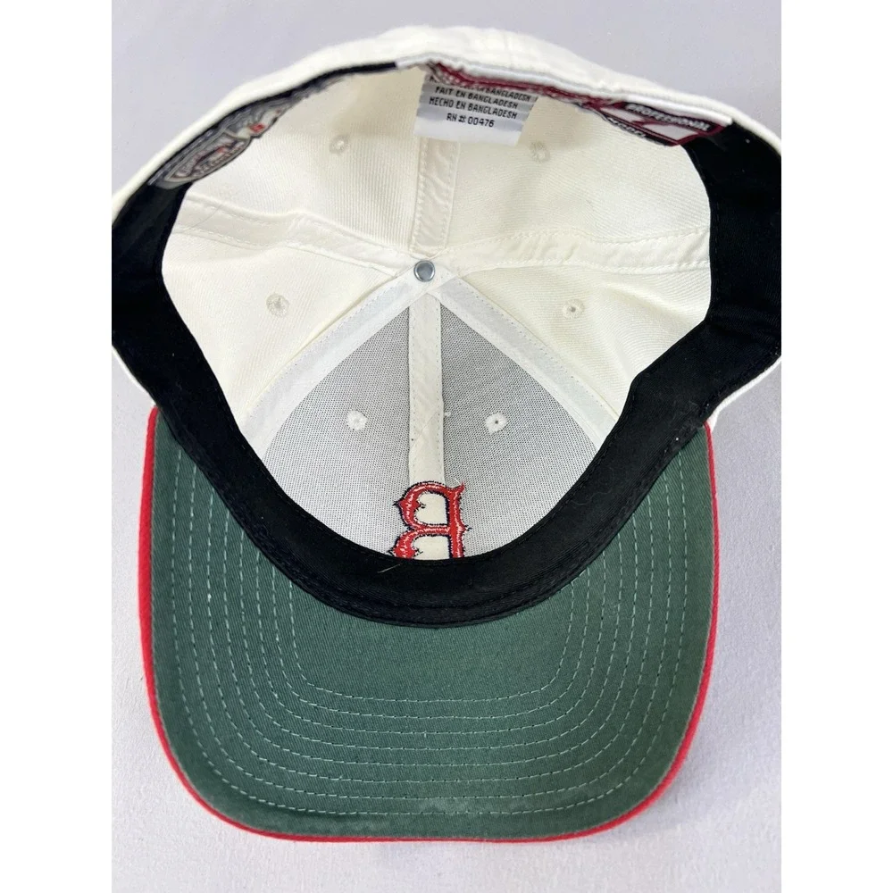 Rare American Needle Cream & Red 1909 Boston Red Sox Fitted Pro Model‎ Hat 7 Y2K